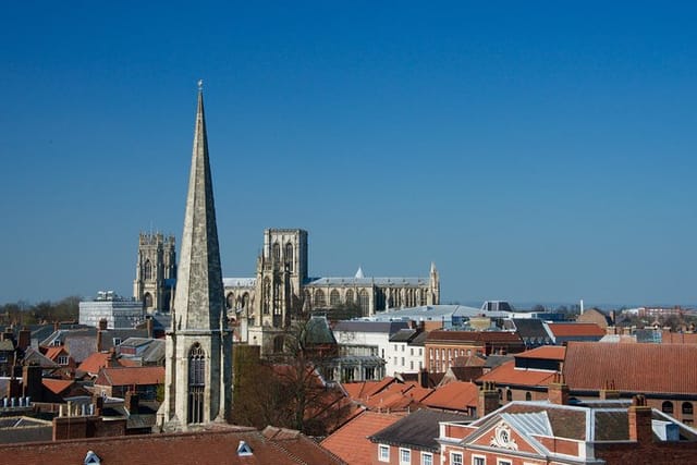 The majestic skyline of York 